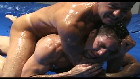 Bobby Hopkins vs Tony Nova - Oil Match and cum shots